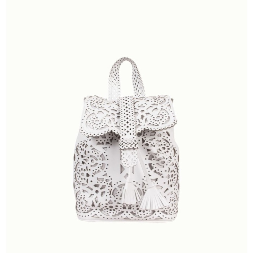 Alberta Ferretti leather backpack